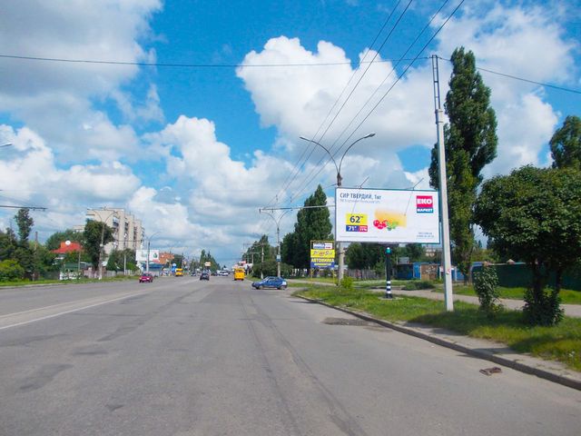 Щит 6x3,  Курский пр., 20 напротив Салона "Мебель"(к супермаркетам "АТБ" и "Экомаркет")