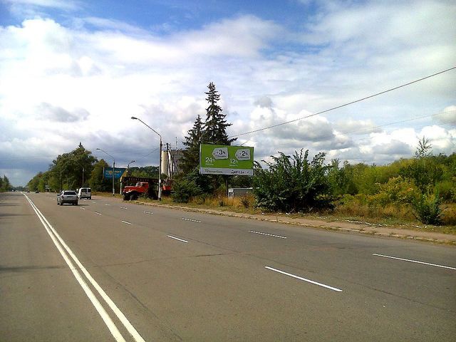 Щит 6x3,  Киевское шоссе, 141 (Полесье, АЗС ANP)