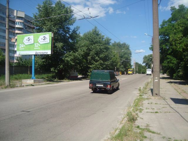 Щит 6x3,  Поповича вул. ( від Г. Дмитрян вул., Залізн вокзал)