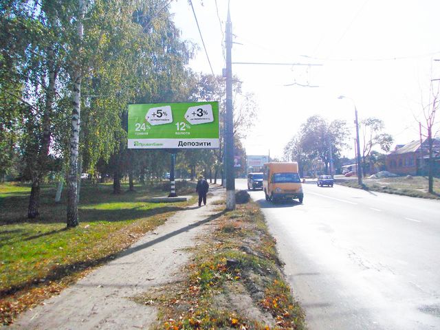 Щит 6x3,  Бандери С. вул., - Нижньолепехівська вул.  (міст) в центр.( 400 м. до Центрального Автовокзала")