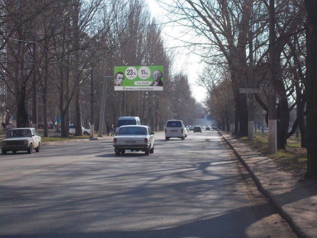 Щит 6x3,  Добровольського пр., 76 - 7-я Суворівська  вул. (до Південної  дорогу)