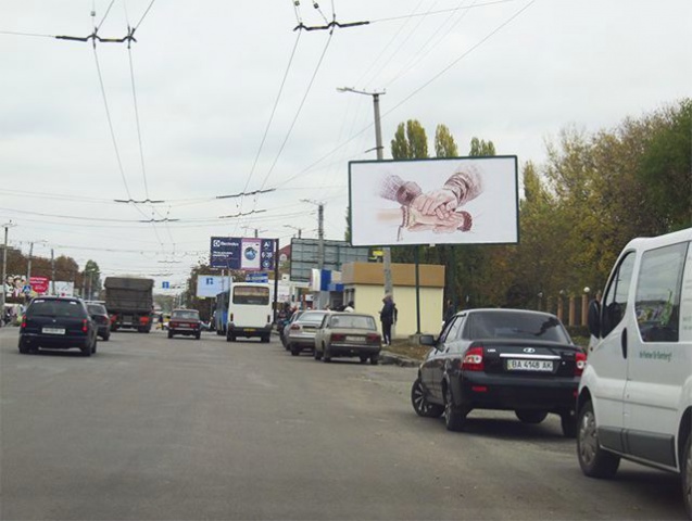 Щит 6x3,  Тельнова пр. (дендропарк, на Вокзальну вул.)
