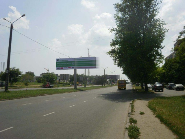 Щит 6x3,  Палія, 25 вул.,- Марсельская вул.  (в центр,лівий)