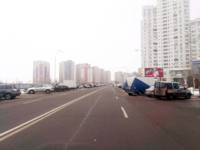Щит 6x3,  Милославська вул., 49