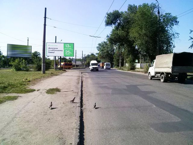 Щит 6x3,  Пісочна вул., 15 - Каховськая вул., 1, до Мира пр.