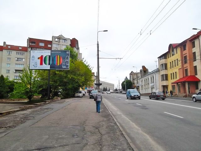 Щит 6x3,  Бандери С. вул., (напроти стадіону, "Парк Слави",200 м.до "Приватбанк")