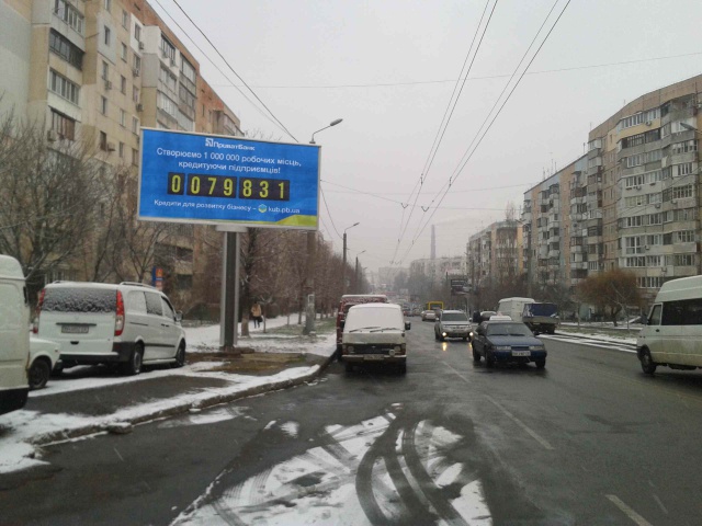 Щит 6x3,  Корольова вул., 104 - 300 м. до Вільямса вул.