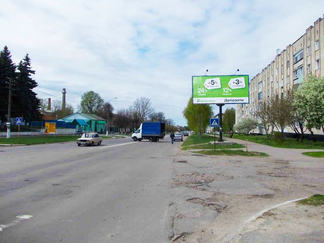Щит 6x3,  Курська вул., 18 (магазин, кафе)