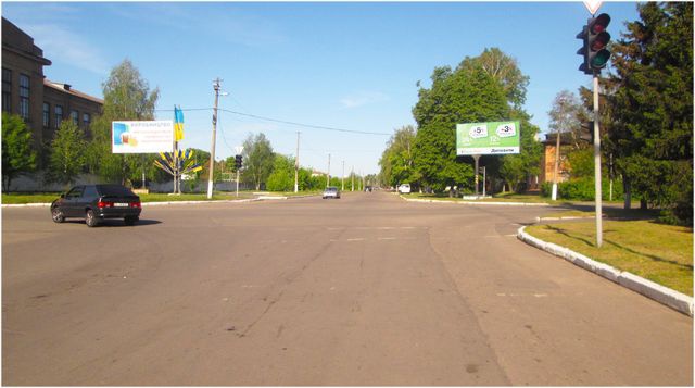 Щит 6x3,  Соборна ул. - Освобождения ул., (центр)