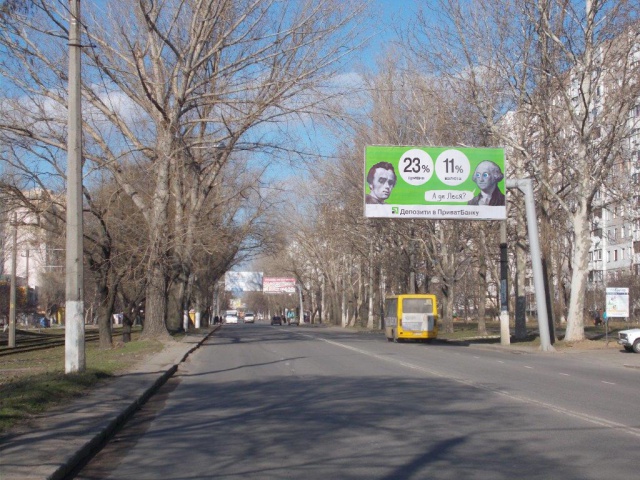 Щит 6x3,  Добровольського пр., 76 - 7-я Суворівська вул. (до вул. Заболотного)