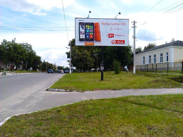 Щит 6x3,  Лохвицкая ул., 10 (райбольница, магазины)
