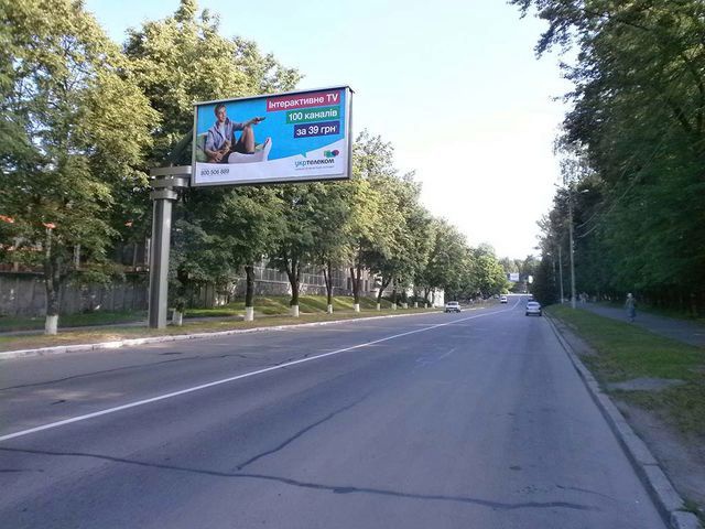 Щит 6x3,  Воїнів Інтренаціоналістів вул.  (напроти Політехнічного Університету), в центр