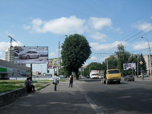 Щит 6x3,  Гагаріна вул.,  45 зупинка (перед"Novus", напроти "Приватбанку")