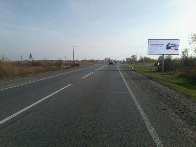 Щит 6x3,  Траса Київ - Чоп (об'їзна Львова), 750 м. до с. Ямполь