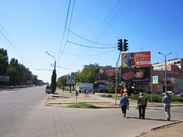 Щит 6x3,  Великого В. вул., 59 - Кустанаївськая вул., ("Будинок  Мод"), до  Артема пл.