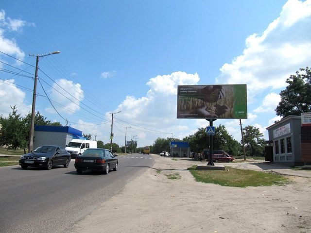 Щит 6x3,  Родимцева вул.,4 - Героїв Маріуполя вул., ( з центру)