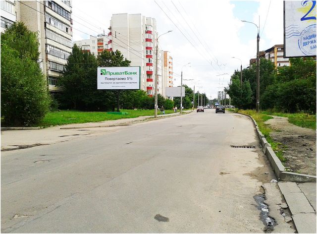 Щит 6x3,  Заричанська вул., 30 (напроти "Мед.центр "Призма" .200 м. к ЖК "Набережний Квартал")