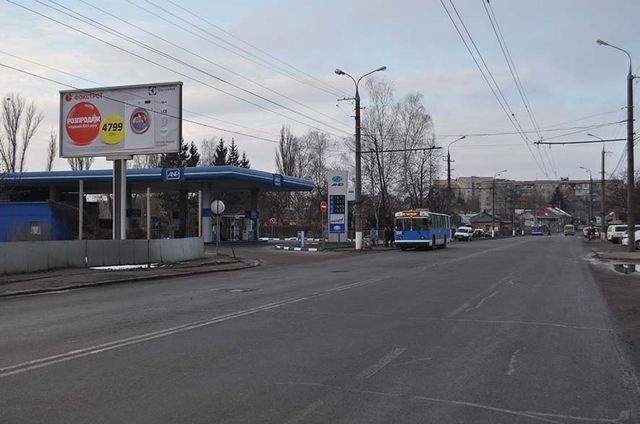 Щит 6x3,  Київська вул., (Собор ,200 від Ц. Автовокзал) з  центру