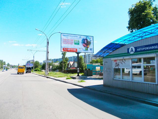 Щит 6x3,  Курський пр. -  Українки Л. вул., (напроти АЗС "ANP")