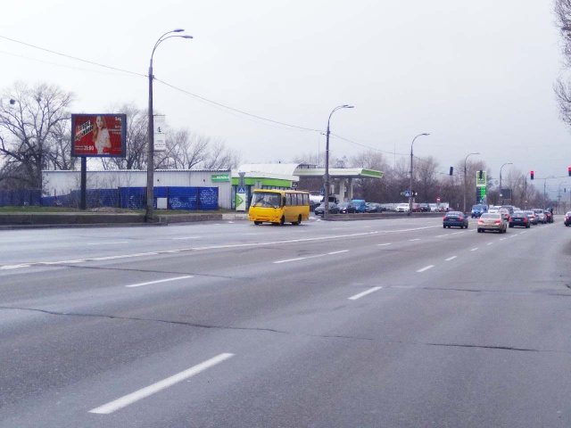 Скролл 3.14x2.3,  Дніпровська набережна вул.,(АЗС ОККО, до Дарницького мосту)