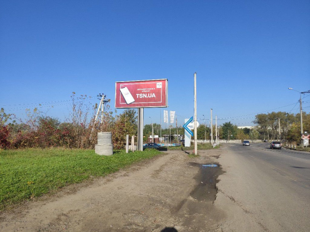 Щит 6x3,  Батозька вул. - Гонти вул. (100 м. до АЗС "ТІНІК-ОІЛ") від Залізн.Вокзалу