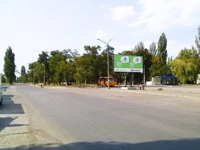 Щит 6x3,  Горняківв ул., 38, мкр. Інгулец, (Автостиль, піцерия "Челентано", в'їзд на автовокзал)