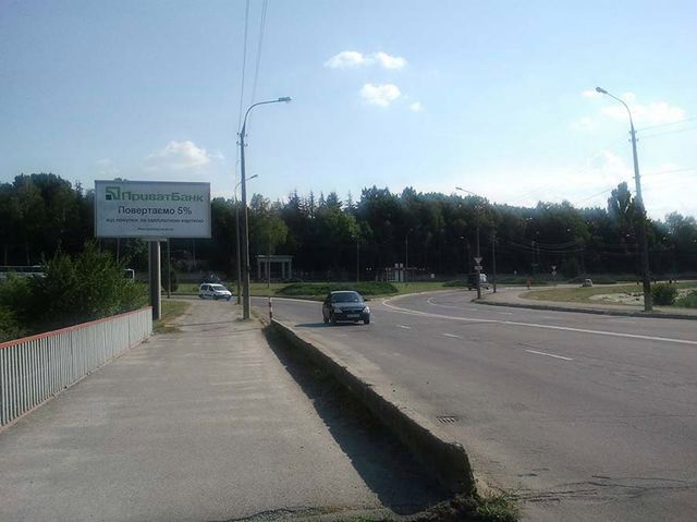 Щит 6x3,  Юності вул., 9 (музей Пирогова, ж/м "Вишенка", від ТЦ "МагиГранд" та "McDonalds")