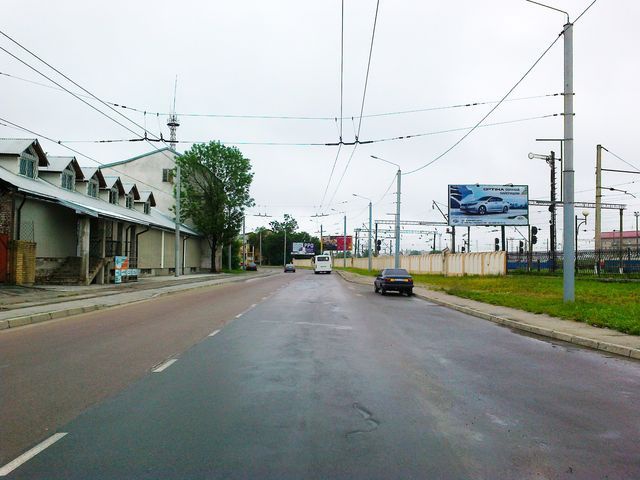 Щит 6x3,  Городоцька вул., 120 (від залізн. Вокзалу, з центра) Нова Пошта