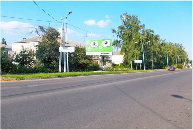 Щит 6x3,  Привокзальна вул. - Троїцька ул. Від Залізничного Вокзалу