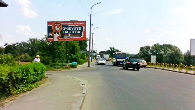 Щит 6x3,  Шевченка вул., - Зарічна вул., (напртоив супермаркет "Наш Край")