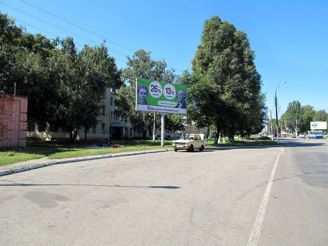 Щит 6x3,  ССічеславський шлях вул.. В центр (міська лікарня)