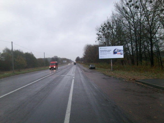 Щит 6x3,  Траса Шегині - Львів, 5 км. до Львова