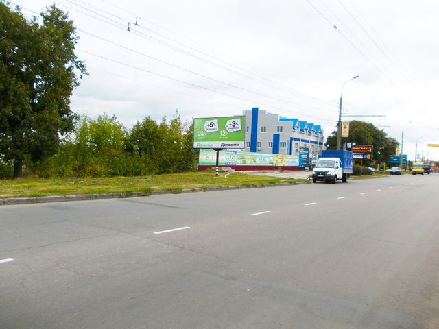 Щит 6x3,  Білопольський Шлях  -  ДАЇ (магазин "Автозапчастини", АЗС "Маршал", АЗС "Авіас") в центр