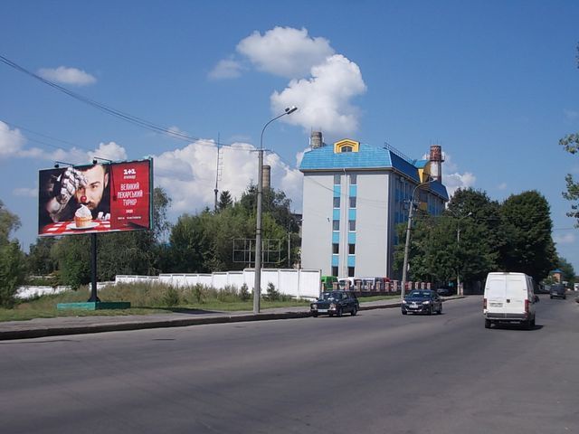 Щит 6x3,  Князя Володимира вул., ( за  мостом) (100 м. "Укргазбанк")