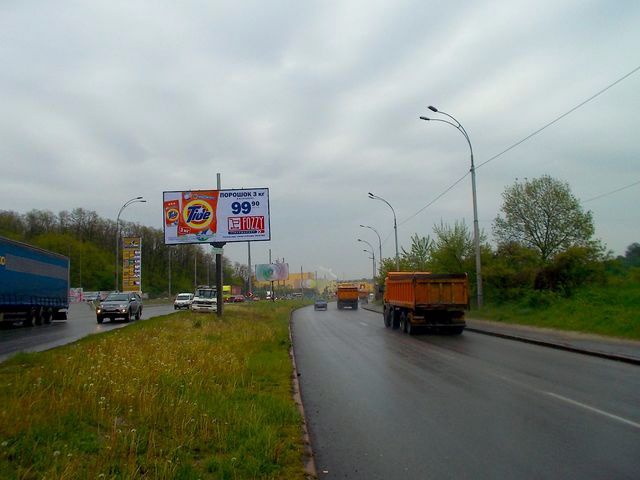 Щит 6x3,  Заболотного ул. - Цветущая ул., (разделитель к авторынку)