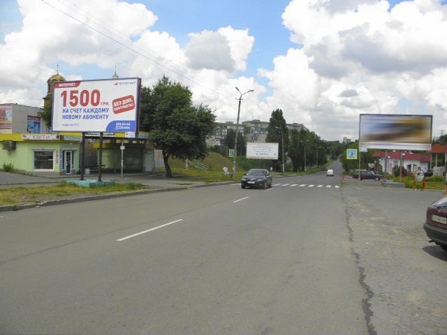 Щит 6x3,  мкр. Сонячний,  60/1  (ТЦ "Сонячний", ст. СТ "Жовтнева"), до мкр. Горняцкий