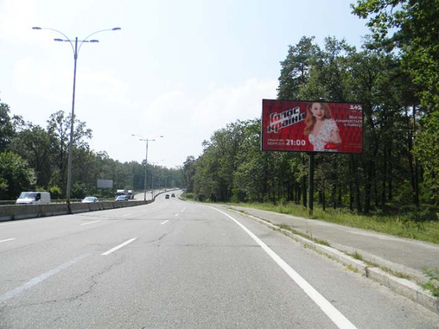 Щит 6x3,  Велика Кільцева дорога, ресторан "Колиба хаус", до  Гостомеля, 1,5 км. від Минського пр-та