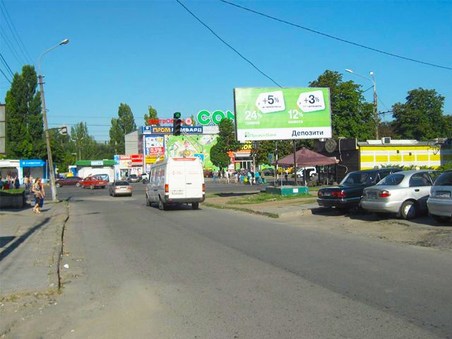 Щит 6x3,  Співдружності вул., 66 - 200 років Кривому Рогу пр.