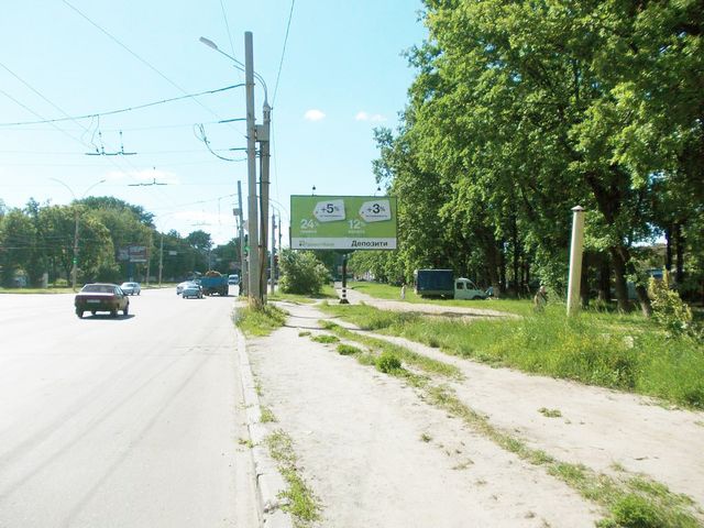 Щит 6x3,  Харківська вул., район ДЕПО  в центр