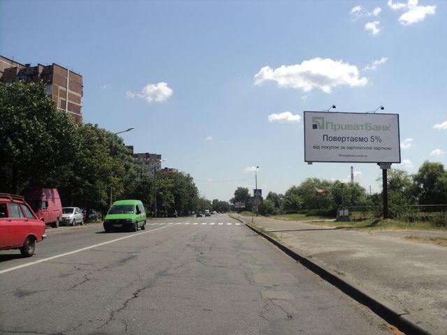Щит 6x3,  Закревського М. вул., 11 (напроти)