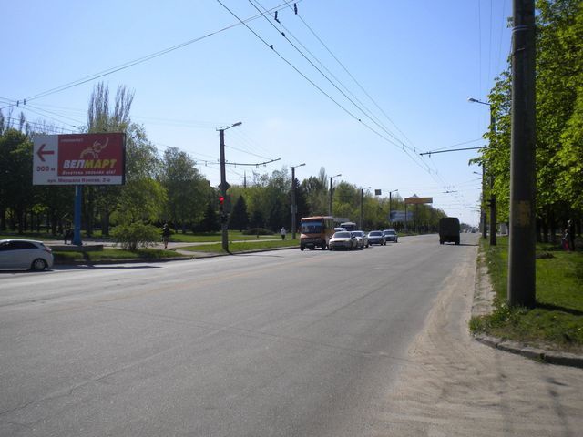 Щит 6x3,  Університетський пр., - Коваленка вул. (напроти обласної лікарні)