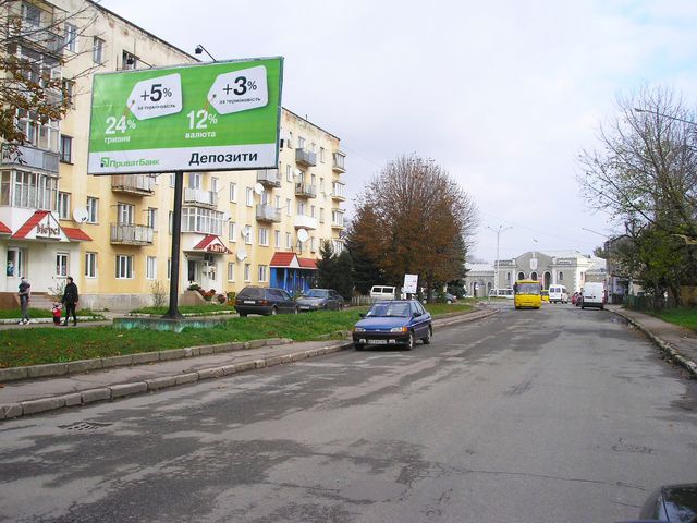Щит 6x3,  Грушевського вул., 107 (перед Автовокзалом)