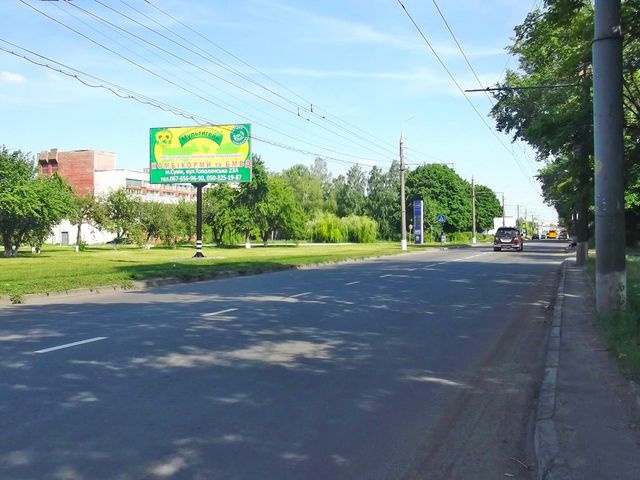 Щит 6x3,  Білопольський Шлях 30/3 АЗС "ANP" в центр (до Авторинку та "Нової Пошти",300 м. АЗС "ОККО")