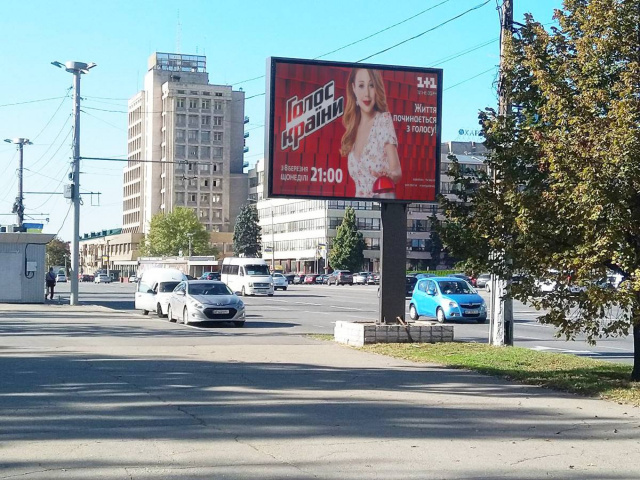 Беклайт 3x4,  Соборний пр.,  Героїв пл. ("Укртелеком", "Укрпошта","Приватбанк","Ощадбанк","Укрсиббанк")