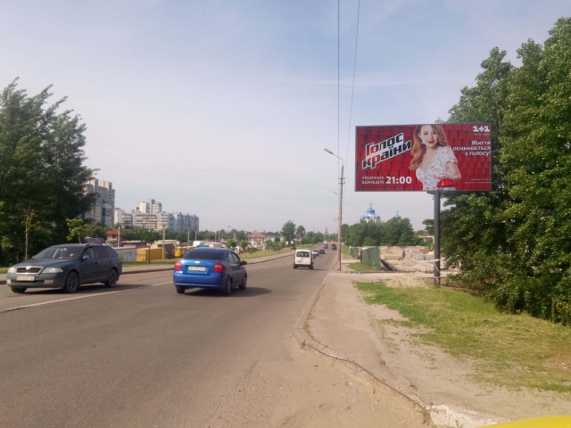 Щит 6x3,  Бальзака О. вул. - 100 м. від  Драйзера Т. вул.