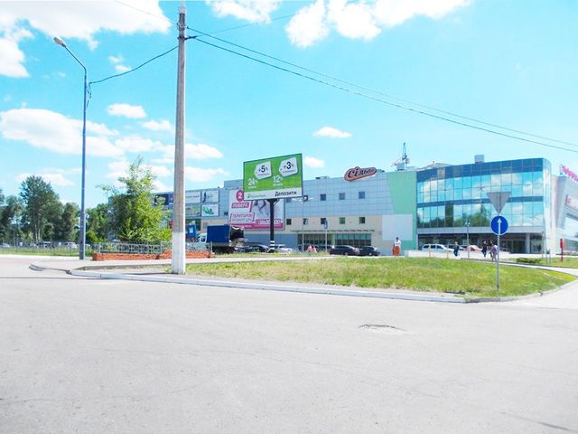 Щит 6x3,  Лушпи пр., 6-2 ( ТЦ "Лавина","Сільпо","Ельдорадо", АЗС)