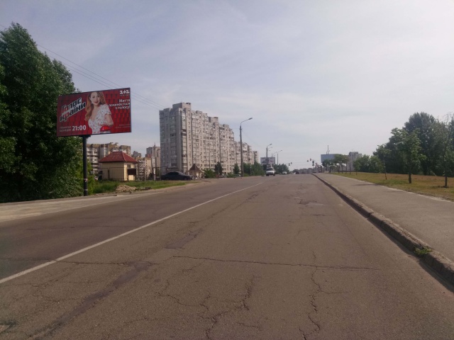 Щит 6x3,  Бальзака О. вул. - 100 м. до Драйзера Т. вул.