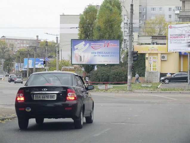 Щит 6x3,  Винниченка пр. - Островського вул.