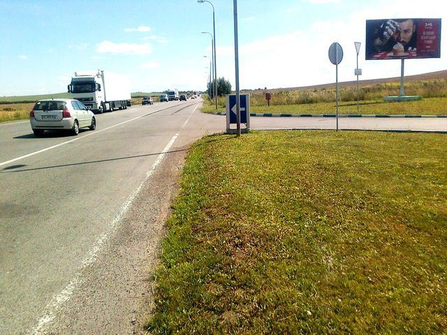 Щит 6x3,  Траса Київ-Чоп  ( об'їзна Львова), ( с. Кам'янопіль, АЗС "Укрнафта")