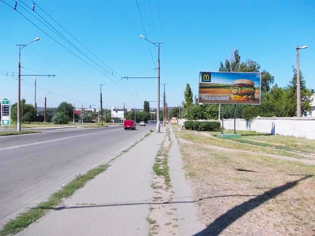 Щит 6x3,  Кресовськая дамба/5 - Десантна вул., 1а, від  мкр. Зарічний